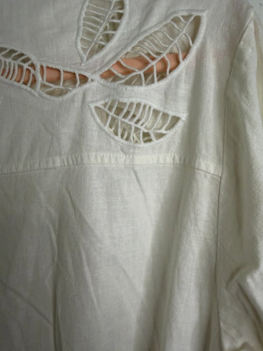 Free People White Linen -Front Convertible Mini/Maxi Dress- S- MSRP $228 - Picture 3 of 16
